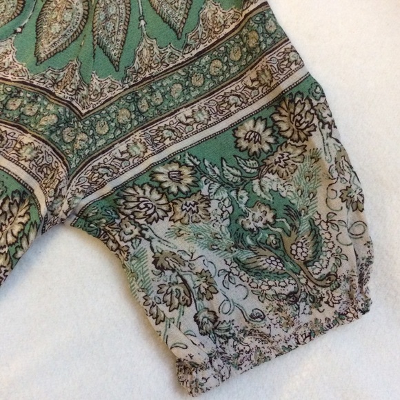 Lucky Brand Paisley Kelly Peasant Top 100% viscose - Picture 6 of 11